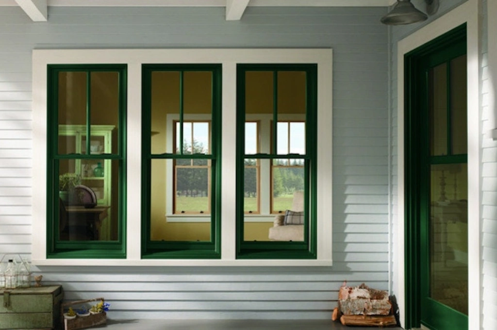 Crystal-clear double pane window glass replacement in a Belgium kitchen, installed by Windows Repair Belgium