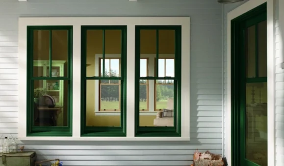 Crystal-clear double pane window glass replacement in a Belgium kitchen, installed by Windows Repair Belgium